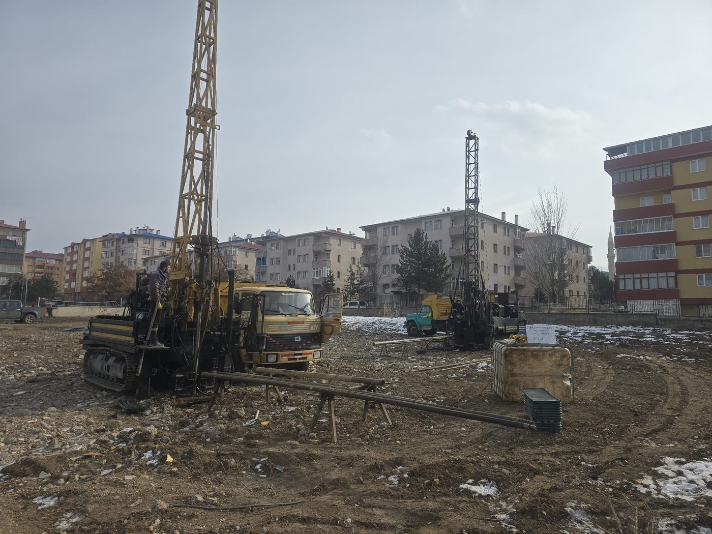 Yerleşim alanında sondaj